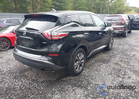 2017 Nissan Murano S z USA, uszkodzony, nr VIN 5N1AZ2MHXHN134756